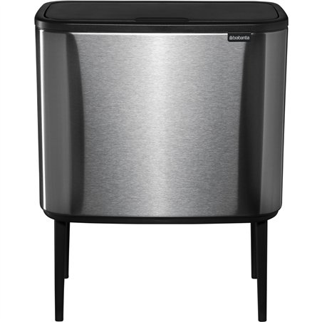 Brabantia pattum. Bo Touch Bin acciaio opaco FPP, 11 + 23 L