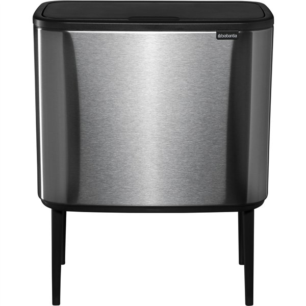 Brabantia pattum. Bo Touch Bin acciaio opaco, 3 x 11 L FPP