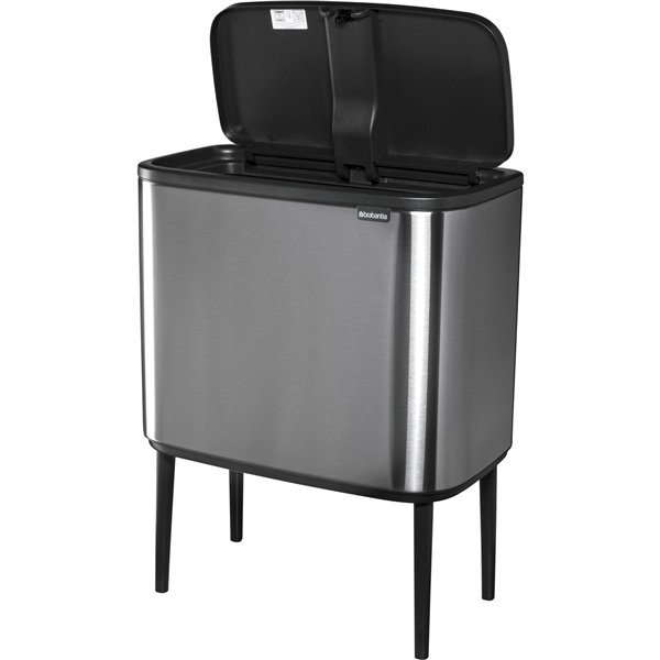 Brabantia pattum. Bo Touch Bin acciaio opaco, 3 x 11 L FPP