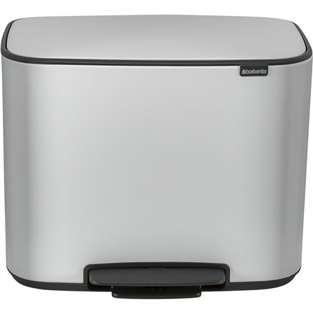 Brabantia Bo pattumiera a pedale 36 L bianco
