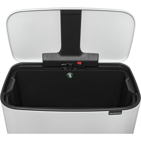 Brabantia Bo pattumiera a pedale 36 L bianco
