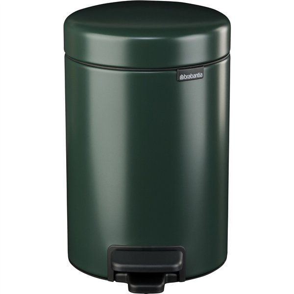 Brabantia pattumiera a pedale Newicon 3 L Pine Green
