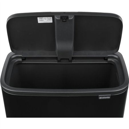 Brabantia pattum. Bo Touch Bin 36 L, nero