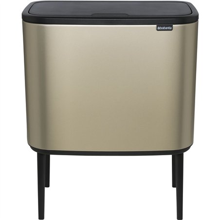 Brabantia pattum. Bo Touch Bin Champagne, 11 + 23 L