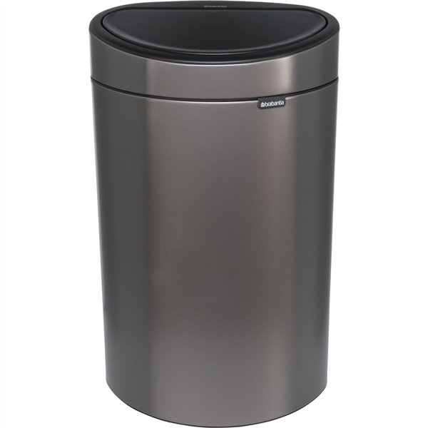 Brabantia pattumiera Touch Bin New,recycle, 23+10 L Platinum