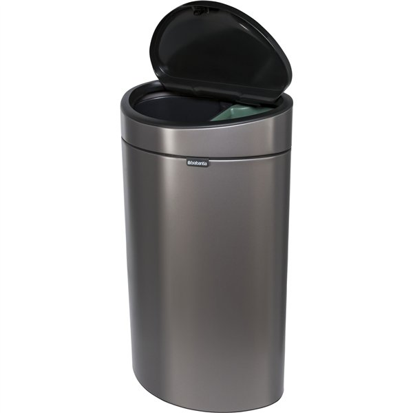 Brabantia pattumiera Touch Bin New,recycle, 23+10 L Platinum