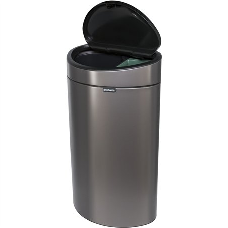 Brabantia pattumiera Touch Bin New,recycle, 23+10 L Platinum