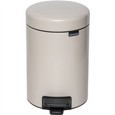 Brabantia pattumiera a pedale Newicon 3 L  beige