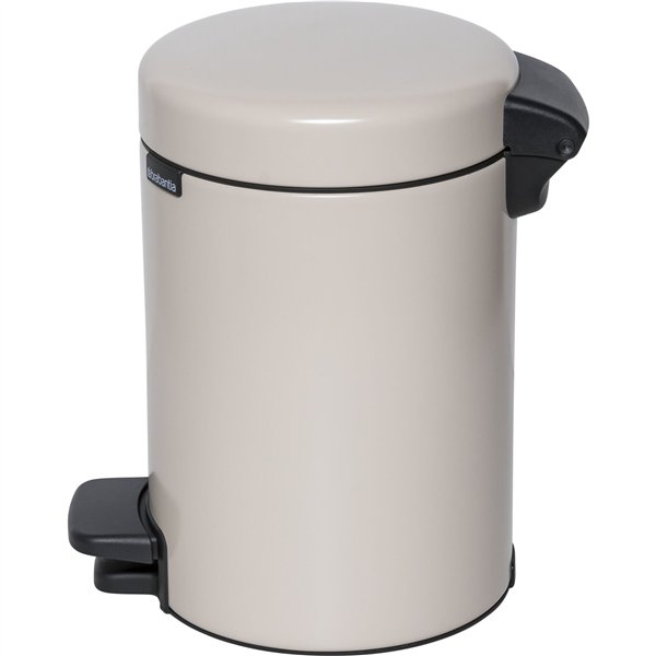 Brabantia pattumiera a pedale Newicon 3 L  beige