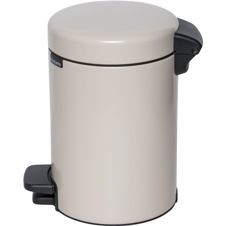 Brabantia pattumiera a pedale Newicon 3 L  beige