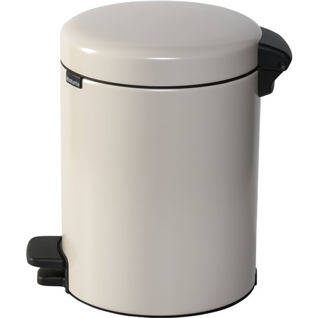 Brabantia pattumiera a pedale Newicon 5 L beige