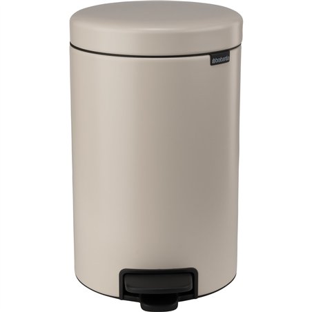 Brabantia pattumiera a pedale Newicon 12 L beige