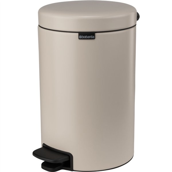Brabantia pattumiera a pedale Newicon 12 L beige
