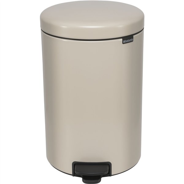 Brabantia pattumiera a pedale Newicon 20 L beige