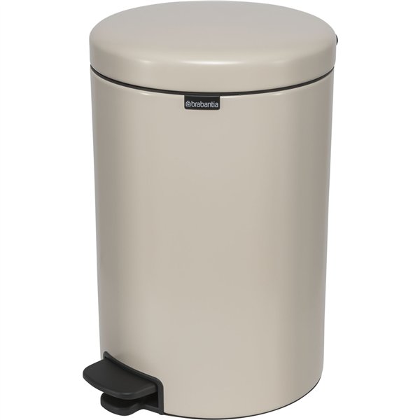 Brabantia pattumiera a pedale Newicon 20 L beige