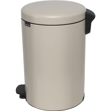 Brabantia pattumiera a pedale Newicon 20 L beige