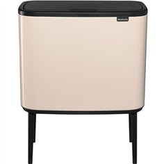 Brabantia pattum. Bo Touch Bin 11 + 23 L Soft Beige