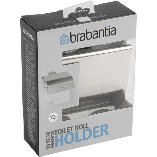 Brabantia portarotolo carta igienica Brilliant Steel
