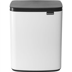 Brabantia BO pattumiera 12 litri bianco