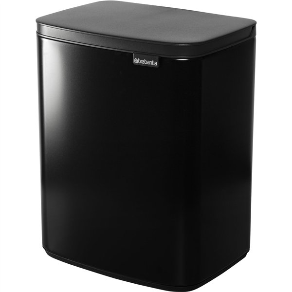 Brabantia BO pattumiera 12 litri nero opaco
