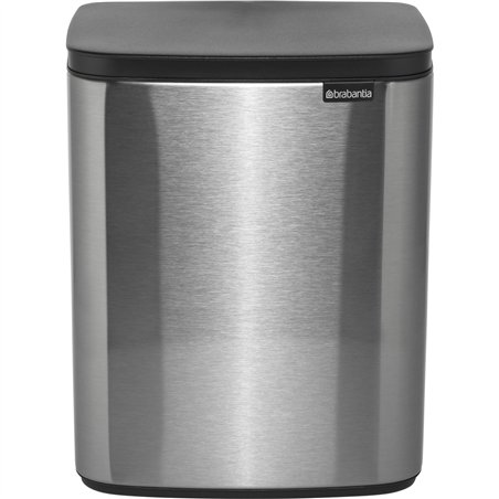 Brabantia BO pattumiera 12 litri acciaio opaco  Fingerprint Proof