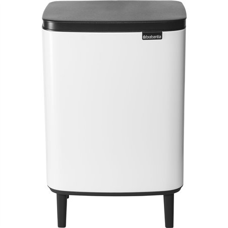 Brabantia BO pattumiera HI 12 l bianco