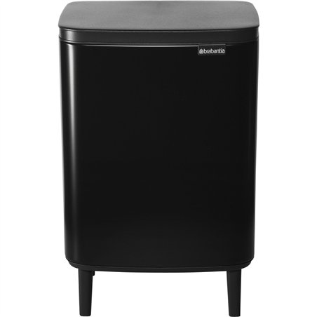 Brabantia BO pattumiera HI 12 l nero opaco