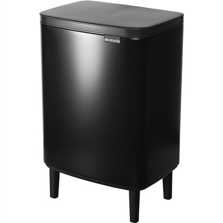 Brabantia BO pattumiera HI 12 l nero opaco