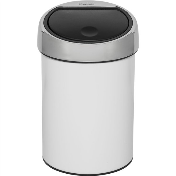Brabantia Touch Bin 3 litri bianco