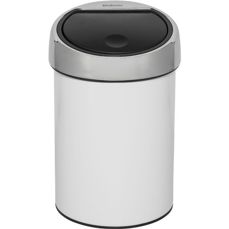 Brabantia Touch Bin 3 litri bianco
