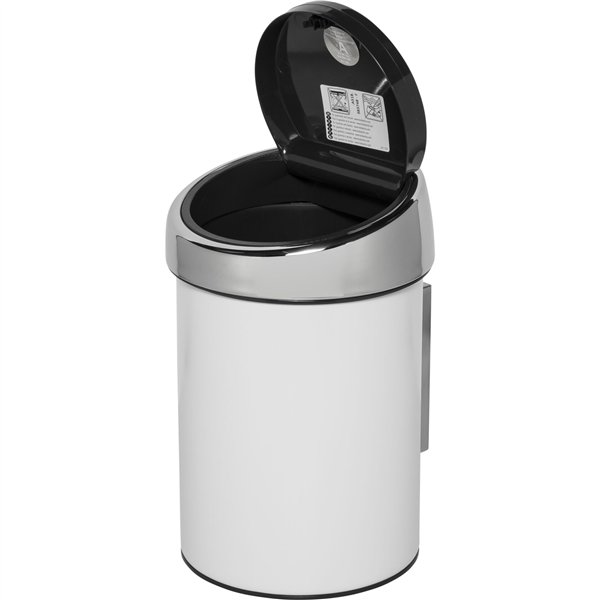 Brabantia Touch Bin 3 litri bianco