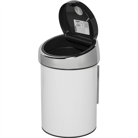 Brabantia Touch Bin 3 litri bianco