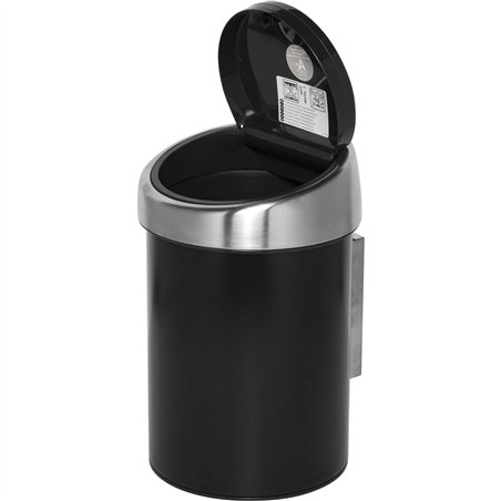 Brabantia Touch Bin 3 litri nero opaco