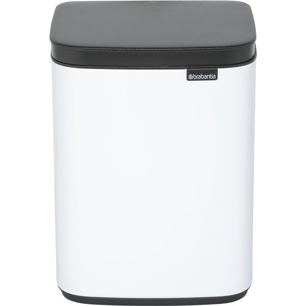 Brabantia BO pattumiera 4 litri bianco