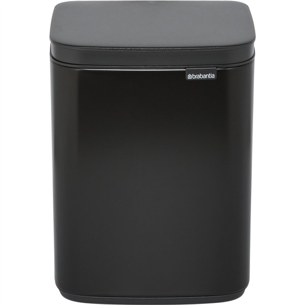 Brabantia BO pattumiera 4 litri nero opaco
