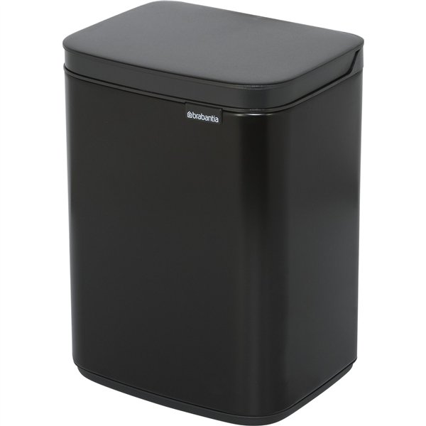Brabantia BO pattumiera 4 litri nero opaco