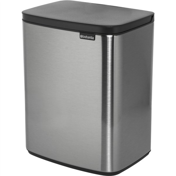 Brabantia BO pattumiera 7 litri Matt Steel Fingerprint Proof