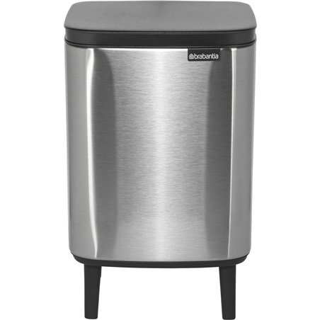 Brabantia BO pattumiera HI 7 l Matt Steel Fingerprint Proof