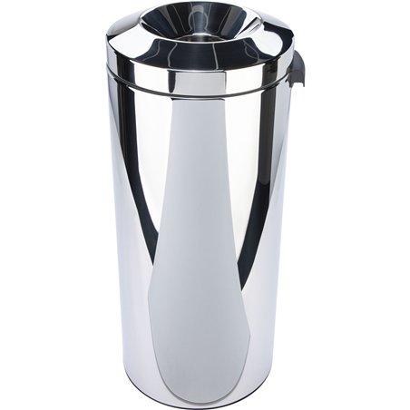 Brabantia cestino carta Flame Guard Brilliant Steel