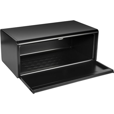 Brabantia Klappbrotkasten Front eckig, schwarz matt