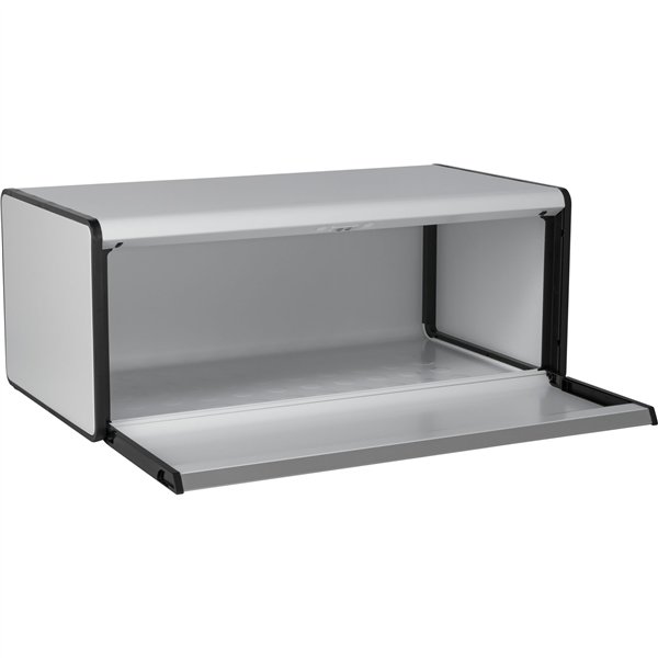 Brabantia Klappbrotkasten Front eckig, weiß