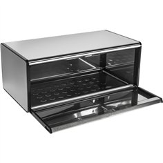 Brabantia Klappbrotkasten Front eckig, Stahl matt 2