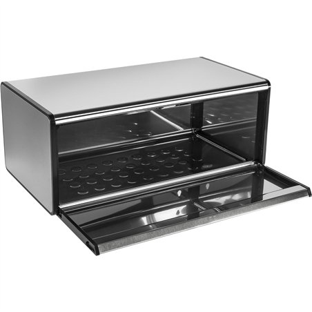 Brabantia Klappbrotkasten Front eckig, Stahl matt