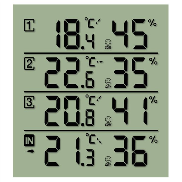 Bresser Temeo Hygro Quadro nero