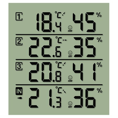 Bresser Temeo Hygro Quadro nero