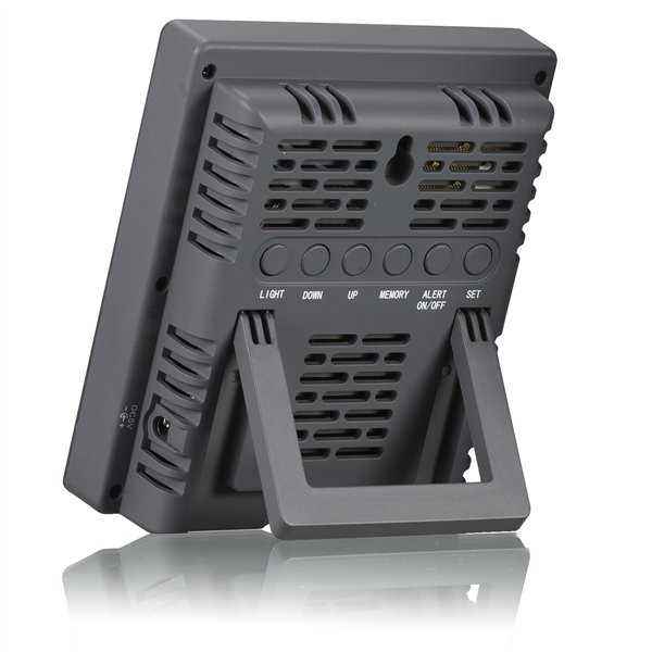 Bresser CO² monitor qualità dell'aria grigio