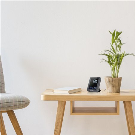 Bresser CO² monitor qualità dell'aria grigio