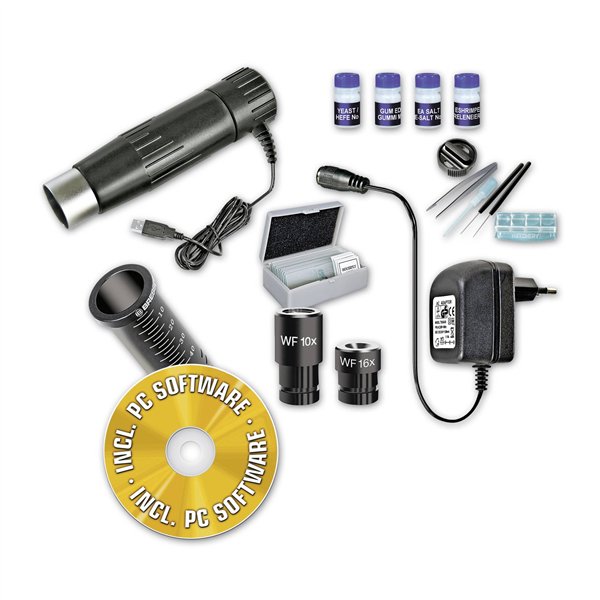 Bresser Biolux kit microscopio CEA 40x-1024x USB