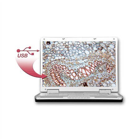 Bresser Biolux kit microscopio CEA 40x-1024x USB