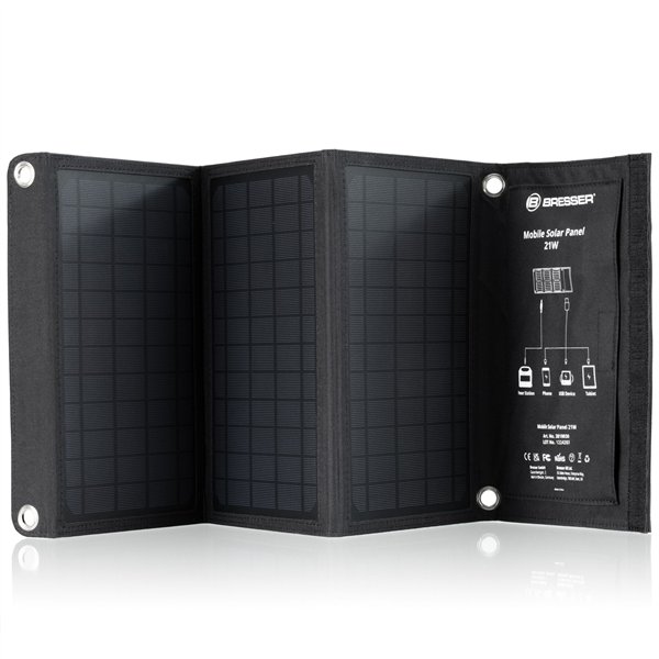 Bresser pannello solare mob. 21W con USB